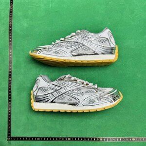 Bottega Veneta Orbit “Silver White”